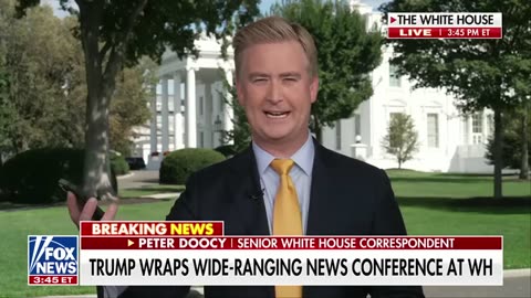 Trump reacts to viral video showing mystery items tossed from White House window