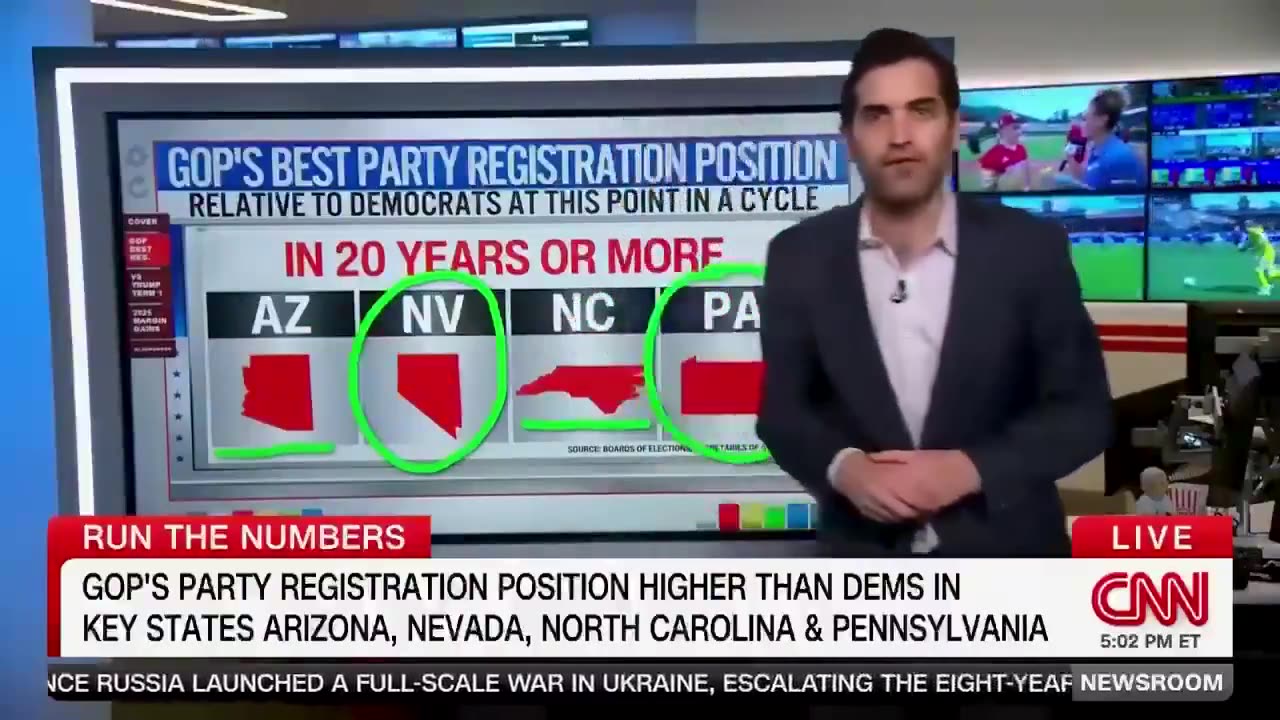 🚨BREAKING: In a bombshell development, CNN's Harry Enten reveals Republicans overtaking Democrats