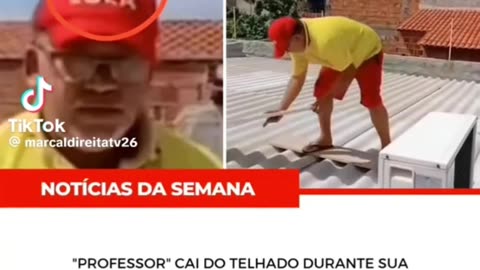 Professor explica como consertar o telhado