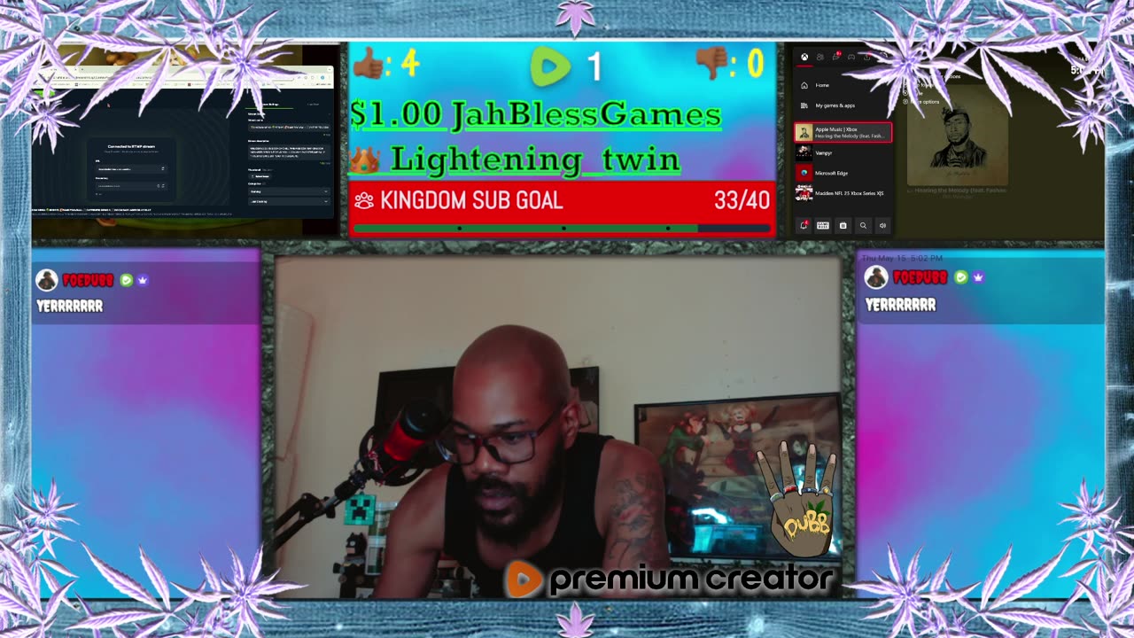 🤴🏾KINGDOM MENU: 🌳SESHYS 🏈RANK FOOsBALL 🎮OUTRIDERS GRIND & 🎮DOOM DARK AGES DILLY DILLY