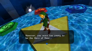 Zelda Ocarina of Time - Opening the Door of Time