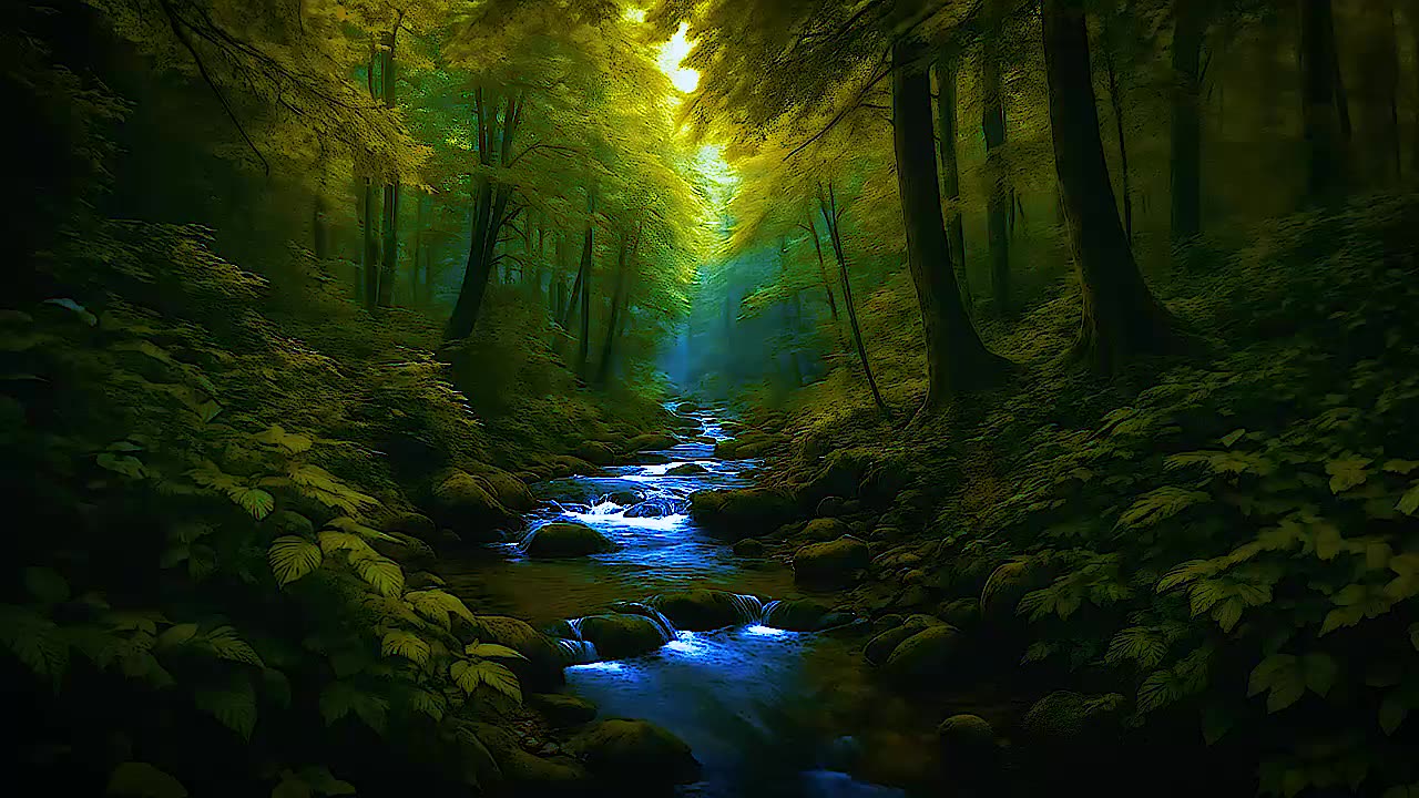 Relaxing Forest Symphony | Birds Chirping - Gentle Babbling of the Brook - Soft Rustle of Leaves