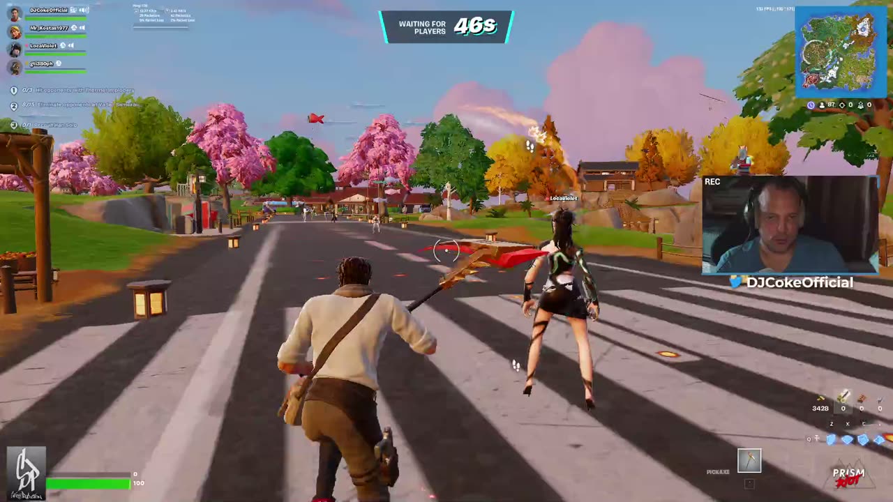 🔴 #Live [GR/EN] 🎮: Fortnite dike mu!!! | Follow me @ social: @DJCokeOfficial | !addme !social |