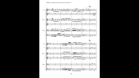 J.S. Bach – Motet: “Singet dem Herrn ein neues Lied”, Part 1 (Double Woodwind Choir)