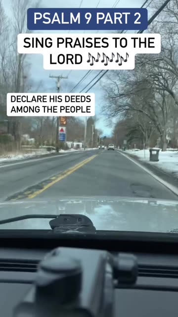 Psalm 9 sing praises, declare the Lord‘s marvelous works