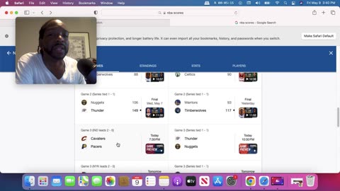 NBA playoffs game 2 round 3 Cavs vs Pacers Nuggets vs Twolves pick rant