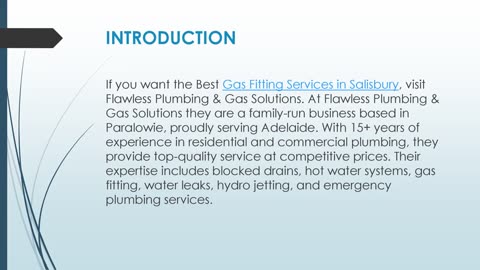 Best Gas Fitting Services in Salisbury