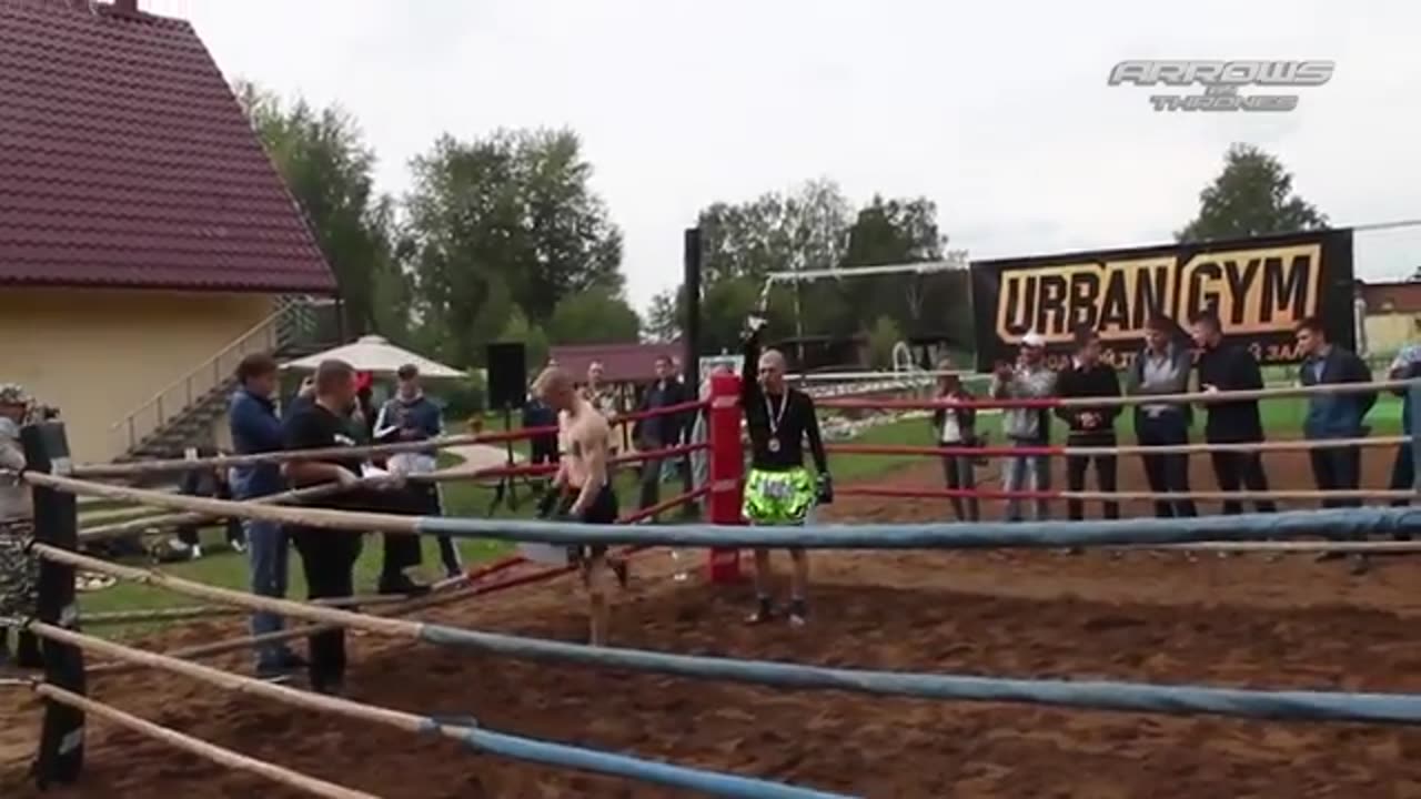 ARROW in the city of Glazov, the first fight, Dehter against Cossack