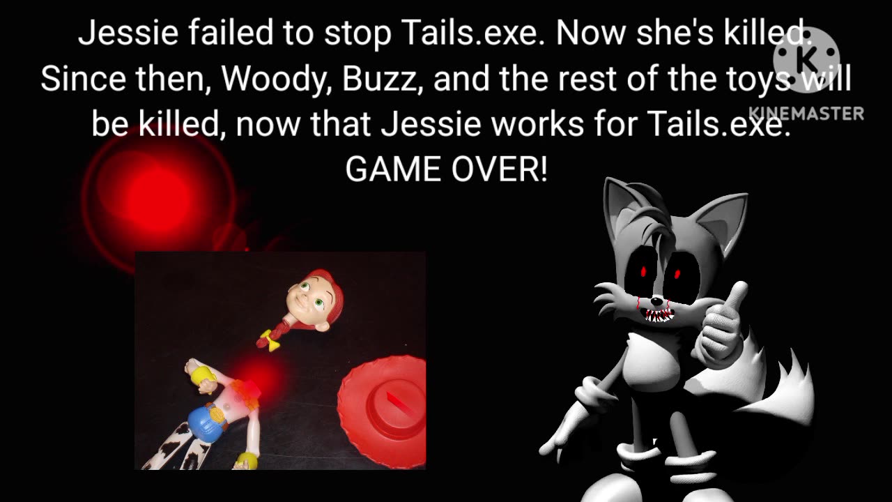 Tails.exe (Round 3) (English PC Bootleg) Continue & Game Over as Jessie