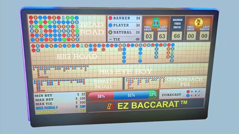 Baccarat - Deriving Road From Bead Road