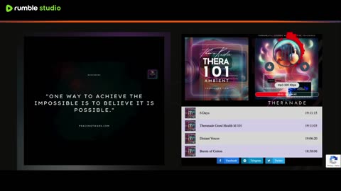 Thera 101 Live on TheraRadio