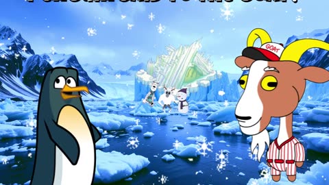 Did you hear what the Penguin said to the Goat?