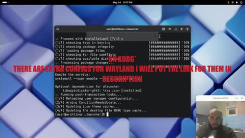 ulauncher setup on arch linux
