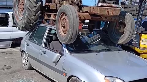 Testing the Strength of a Ford Fiesta