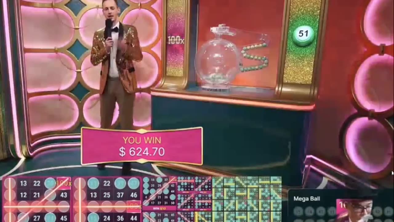 Unbelievable mega ball win!