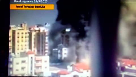 Israel being bombed: