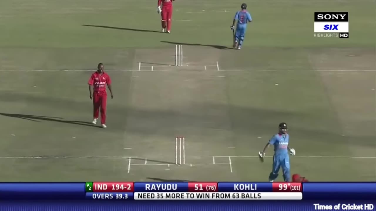 Virat Kohli 115(108) vs Zimbabwe Harare