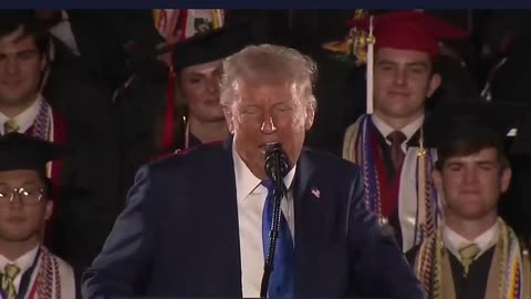 President Trump at the University of Alabama: "We believe in the SEC and the USA"