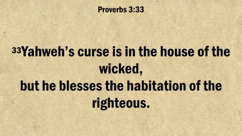 Proverbs 3