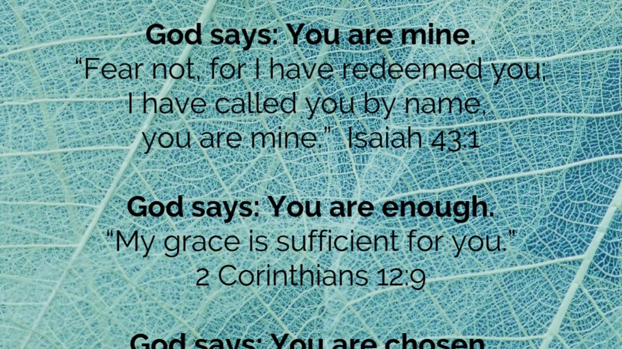 God Says