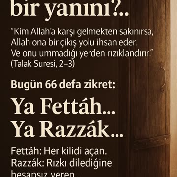 “Borçlar mı Sardı Dört Bir Yanını? Bu Zikir Kapıları Açıyor! 💰✨”