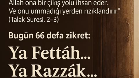 “Borçlar mı Sardı Dört Bir Yanını? Bu Zikir Kapıları Açıyor! 💰✨”