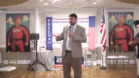 Peter Kefalas for NYC Comptroller Speaks at QVRC Meeting