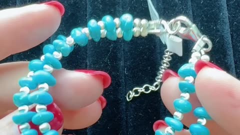 250612-13 Sleeping Beauty Turquoise Earrings: Deep-Sea Blues Hanging by the Ears