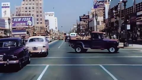 How Los Angeles looked in 1951