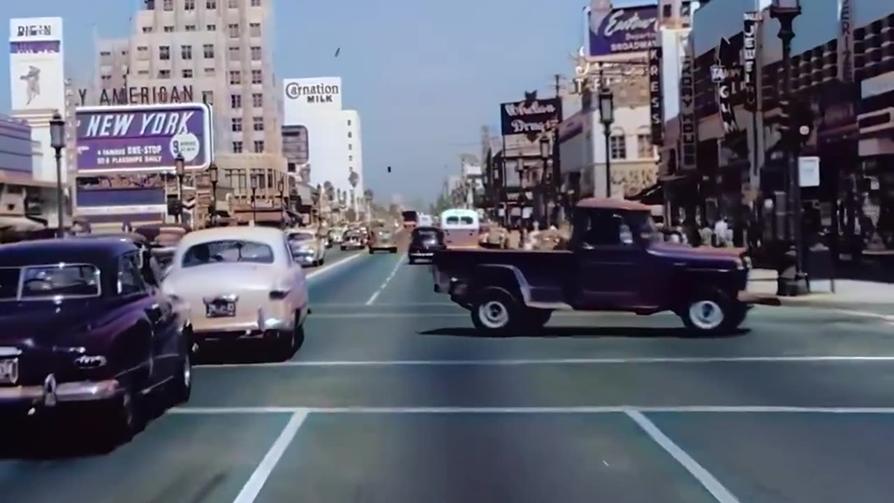 How Los Angeles looked in 1951