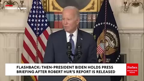 FLASHBACK: Then-President Biden Holds Press Briefing After Robert Hur's Report Is Released