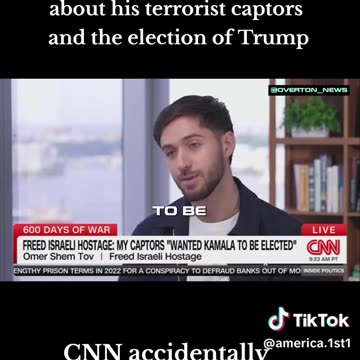 The Terrorist Fear Trump--Terrorist Wanted Kamala Because Deals Would Happen