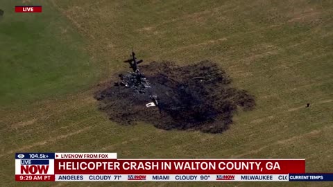Helicopter crash in Walton County, GA