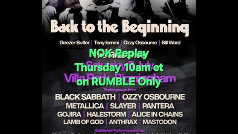 BACK TO THE BEGINNING: Thursday
