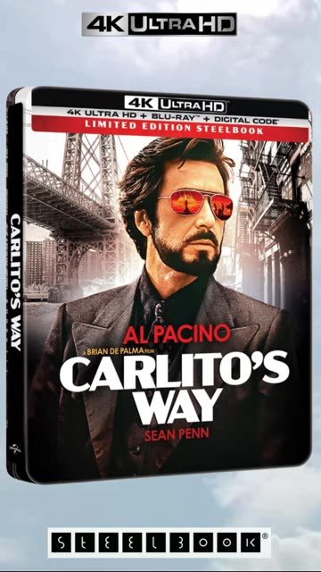 Carlito's Way [4K UHD & Blu-ray Limited Edition Steelbook]