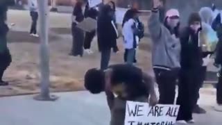 Protesters and they are showing up drugged out of their minds at protests…