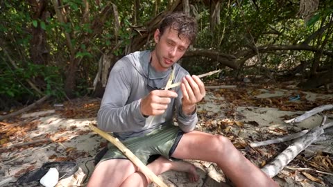 5 Days Solo Island Survival No Food, Water, or Shelter_part9
