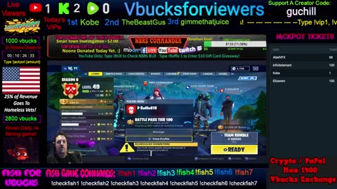 Play Word Game For VBucks! 🎉3,500+ Vbucks Giveaway Daily! / Will Make Our Own Fishing Game! :)