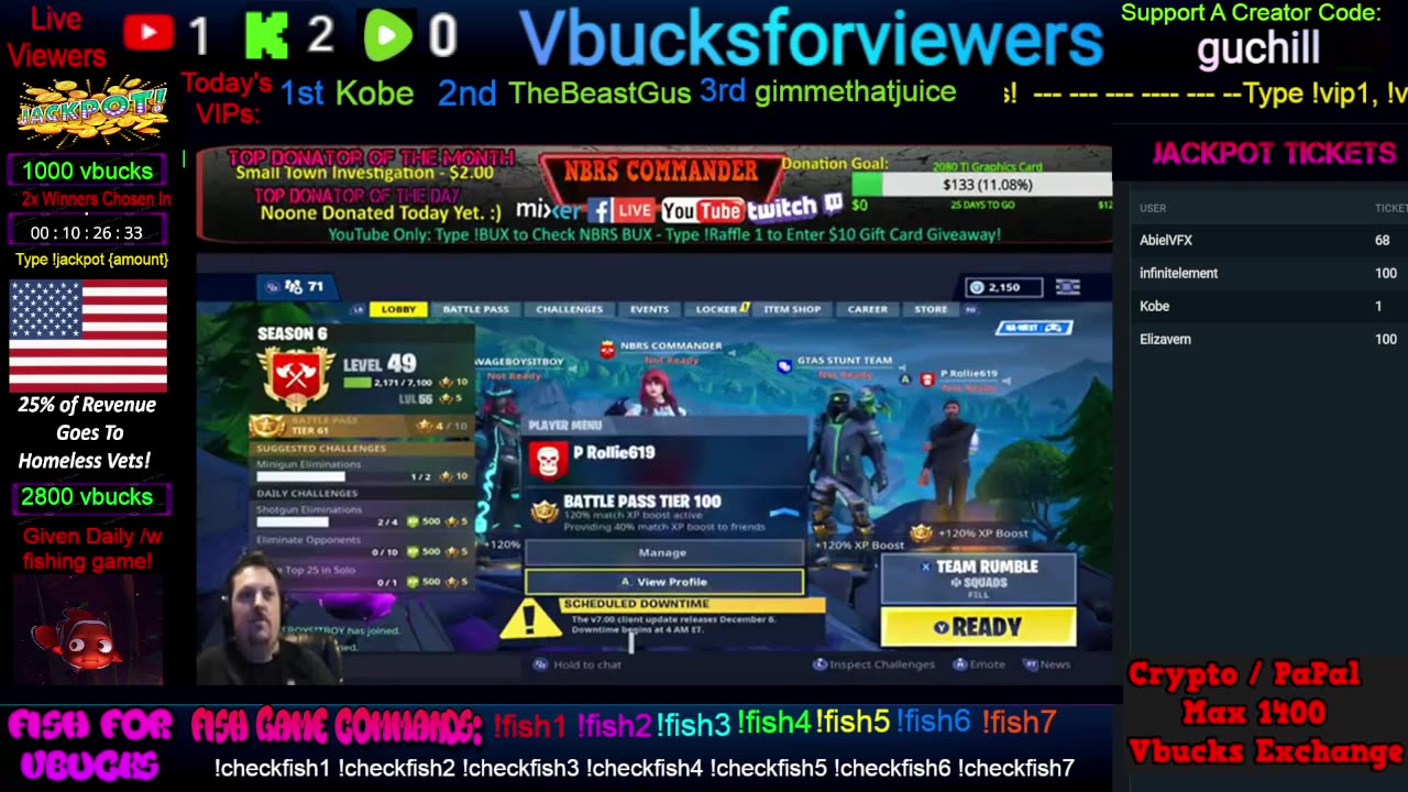 Play Word Game For VBucks! 🎉3,500+ Vbucks Giveaway Daily! / Will Make Our Own Fishing Game! :)