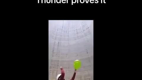 Thunder proves we live within a domed realm which is only possible on a flat earth