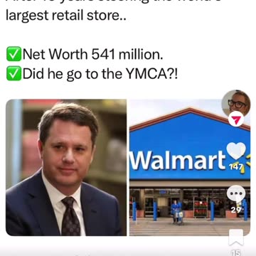 Walmart CEO Doug McMillan Steps Down - YMCA (Gitmo)?