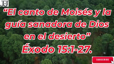 “El canto de Moisés y la guía sanadora de Dios en el desierto” Éxodo 15:1-27. #shortvideos #shorts
