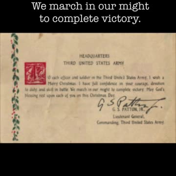 Dec 25, 2025 Gen. Patton quotation of the day #ww2 #war #leadership #kellyclarkson