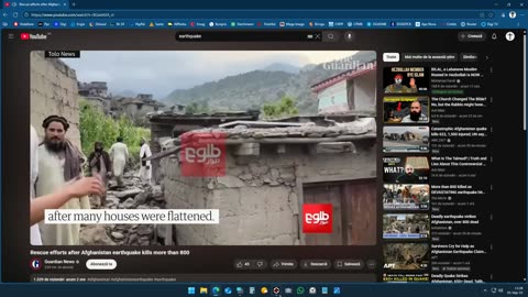 end times, afghanistan, earthquake