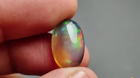Ethiopian Black Opal: Nature’s Fiery Canvas
