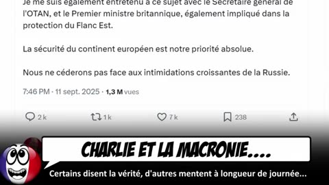 Macron traité de MAUVIETTE par Charlie Kirk, Ursula von der Leyen agite la PEUR....