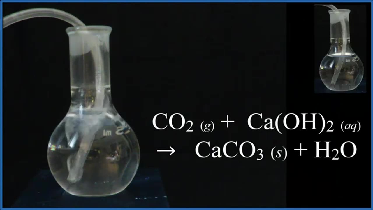 Testing for CO2 (Carbon dioxide) with Limewater