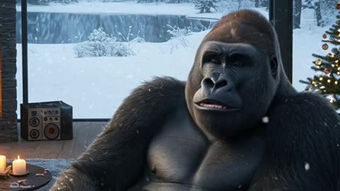 POV Who’s Chiller Than a Gorilla ❄️🦍☕