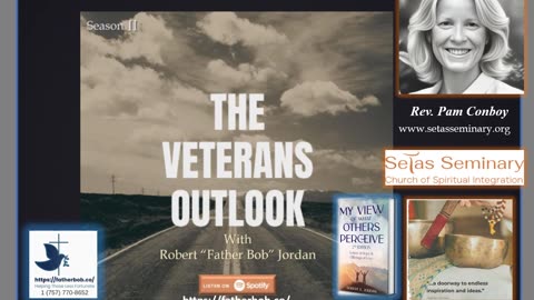 The Veterans Outlook Podcast Featuring Rev. Pam Conboy (∑114/Season II/Episode #23).