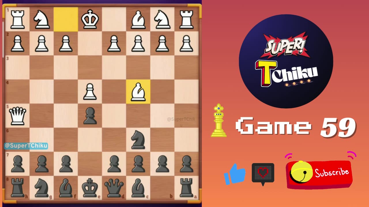 I played aggressive when he made his best mistake in #chess #game59 #chessmoves #checkmate